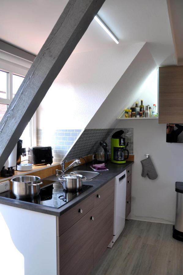 Gemuetliche Dachwohnung Mit Kleiner Oder Grosser Dachterrasse Nebeneinander Wolmirstedt エクステリア 写真